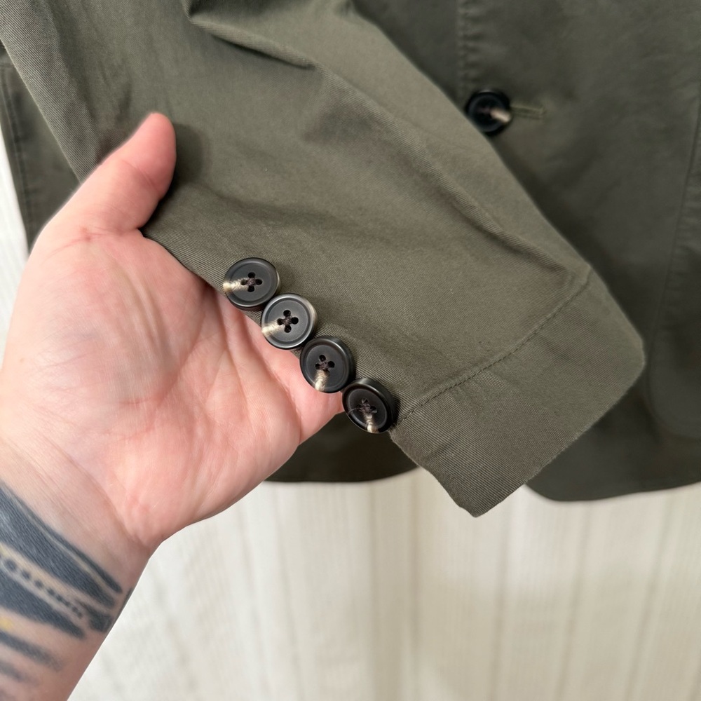 EUC🔥 Nordstrom Rack Olive Green Men’s Trim Fit Sports Blazer - Picture 7 of 7